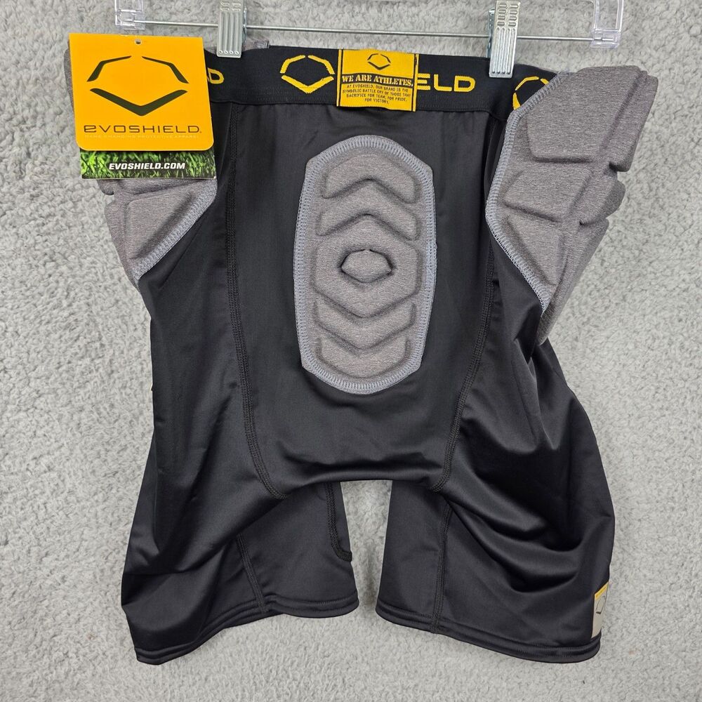 NWT EvoShield Men's Black HybridPro Football Girdle Size L